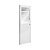 Porta Lambril Basculante Esquerda de Alumínio 210X080CM 335 Branca Esquadrisul - Imagem 1