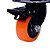 Rodizio Giratorio com Freio Glpbf 210 2" Bpa.e Preto Laranja 6238 Colson - Imagem 2