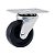 Rodizio Giratorio Glpb 114 1.1/4" com Placa e Roda em pp furo pass 2796 Colson - Imagem 1