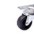 Rodizio Giratorio Glpb 158 1.5/8" com Placa e Roda em pp furo pass 2797 Colson - Imagem 2