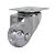Rodizio Giratorio Glpb 138 1.3/8" com Placa e Roda em Pvc Gel cristal 3905 Colson - Imagem 1