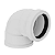 Joelho 90 com Anel PVC Esgoto 40mm Branco - Tigre - Imagem 1