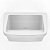 Tanque de Louça com coluna GG 47L 66x57CM Branco Incepa - Imagem 2