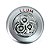 Led Llum Luminaria Button 3 leds 0,3w Prata LDBT3SI Bronzearte - Imagem 1