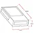 Arandela Led Cube Branco Fosco 6500K 12W Bivolt Avant - Imagem 2