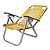 Cadeira de Praia BTF Reclinável Alta Ipanema Amarela em Alumínio - Imagem 1