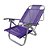 Cadeira de Praia Reclinável Copacabana Roxa em Alumínio BTF - Imagem 1