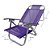 Cadeira de Praia Reclinável Copacabana Roxa em Alumínio BTF - Imagem 2