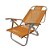 Cadeira de Praia BTF Reclinável Copacabana Laranja em Alumínio - Imagem 1
