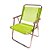 Cadeira de Praia BTF Varanda Extra Larga 130 Kg. Verde Primavera em Alumínio - Imagem 1
