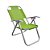 Cadeira de Praia BTF Reclinável Grand Ipanema Extra Alta Verde Primavera em Alumínio - Imagem 1
