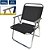 Cadeira de Praia BTF Varanda Extra Larga 130 Kg. em Alumínio Preta em Alumínio - Imagem 3