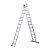 Escada BTF Extensiva 11x2 Degraus em Alumínio - Imagem 2