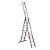 Escada Extensiva Tripla - 9x3 Degraus em Alumínio - Imagem 1