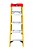 Escada de Fibra Tesoura Prática 4 Degraus BTF - Imagem 1