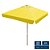 Ombrelone Quadrado BTF Ø 2,10 m - com Abas - Amarelo - Imagem 2