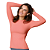 Camiseta Feminina Com Proteção Uv50+ Selene - Imagem 1
