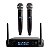 Microfone Sem Fio De Mao Duplo Uhf Ls902 Digital+ - Imagem 1