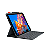 Capa Com Teclado Logitech Slim Folio P/ Ipad 3°Geracao Preto - 920-009482 - Imagem 1