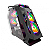 Gabinete Gamer Pixxo Gs Preto Rgb C/ Fans Lateral Vidro - Htlk6S23R6 - Imagem 1