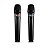 Microfone Digital Sem Fio De Mao Duplo Uhf 300d - Imagem 3