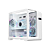 Gabinete Gamer K-Mex Aquario Cg-W8Ki Cyberpunk White Display Digital - Imagem 1