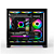 Gabinete Gamer Liketec Kirra Black Rgb Com Fan Micro Atx Preto 2033 - Imagem 2