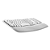 Teclado Logitech Wave Keys Branco Sem Fio - 920-012282 - Imagem 3