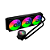 Water Cooler Waco K-Mex 360Mm Intel/Amd Multicolor Preto - Imagem 1