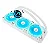 Water Cooler Wact K-Mex 360Mm Intel/Amd Multicolor Branco - Imagem 3