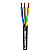 Cabo Megatron 9182 Pp Flexivel 500V 3X1,50 Mm 100M Pr - Imagem 1