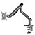 Suporte De Monitor Articulado C/ Mola Mecanica 17'' A 32'' C/ Usb 3.0 - Cinza - Sm-049c - Imagem 2
