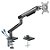 Suporte De Monitor Articulado C/ Mola Mecanica 17'' A 32'' C/ Usb 3.0 - Cinza - Sm-049c - Imagem 4