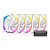 Kit Com 5 Cooler P/ Gabinete Antec Fusion 120mm Argb Branco - 0-761345-57005-3 - Imagem 1