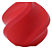 Refill Filamento Pla Vermelho 1Kg 1.75Mm Bambu Lab - 2144 - Imagem 1