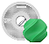Filamento Bambu Lab Pla Lite Verde Com Carretel Reutilizavel, 1,75mm A18g11751000spl - Imagem 1