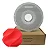 Filamento Petg Hf Vermelho C/ Carretel Reutilizavel 1Kg 1.75Mm Bambulab - 2262 - Imagem 1