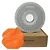Filamento Bambu Lab Pla Laranja Com Carretel Reutilizavel, 1,75mm - A00-a0-1.75-1000-spl - Imagem 1