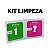 Kit Limpeza de Tela Celular 2 em 1 Flanela Aplicação - Imagem 1