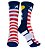 Meia skate bandeira USA baseball - Imagem 1