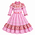 Vestido Prendinha Infantil Tam 1 - Imagem 1