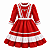 Vestido Prendinha Infantil Tamanho 0 - Imagem 1