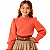 Blusa Infantil Bordada Manga TAM 12 - Imagem 2