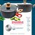 Caçarola Cerâmica Indução Fundo Triplo Com Tampa Cinza 4,2L D1449 - Imagem 3