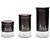 Conjunto 3 Potes Will Inox E Vidro Preto D0311 - Imagem 1