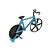 Cortador De Pizza Bicicleta Azul - Imagem 1