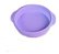 Forma De Silicone Redonda Lilás 23 x 5,5 Cm - Imagem 2