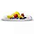 Fruteira De Vidro Incolor 39 Cm Leafs Collection D1567 - Imagem 1