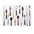Kit 6 Jogos Americanos Cook E 6 Porta Copos Em PVC Marrom - Imagem 2