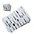 Kit 6 Jogos Americanos Cook E 6 Porta Copos Em PVC Marrom - Imagem 1